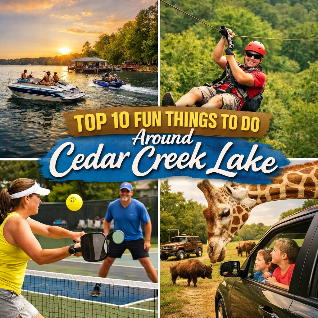 Top 10 Fun Things to Do Around Cedar Creek Lake